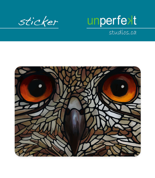 Vinyl Sticker - Owl - Unperfekt-Studios
