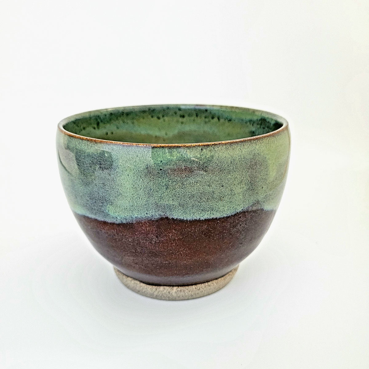 Noodle Bowl, Blue & Green, Dark Granite Stoneware - Erin White