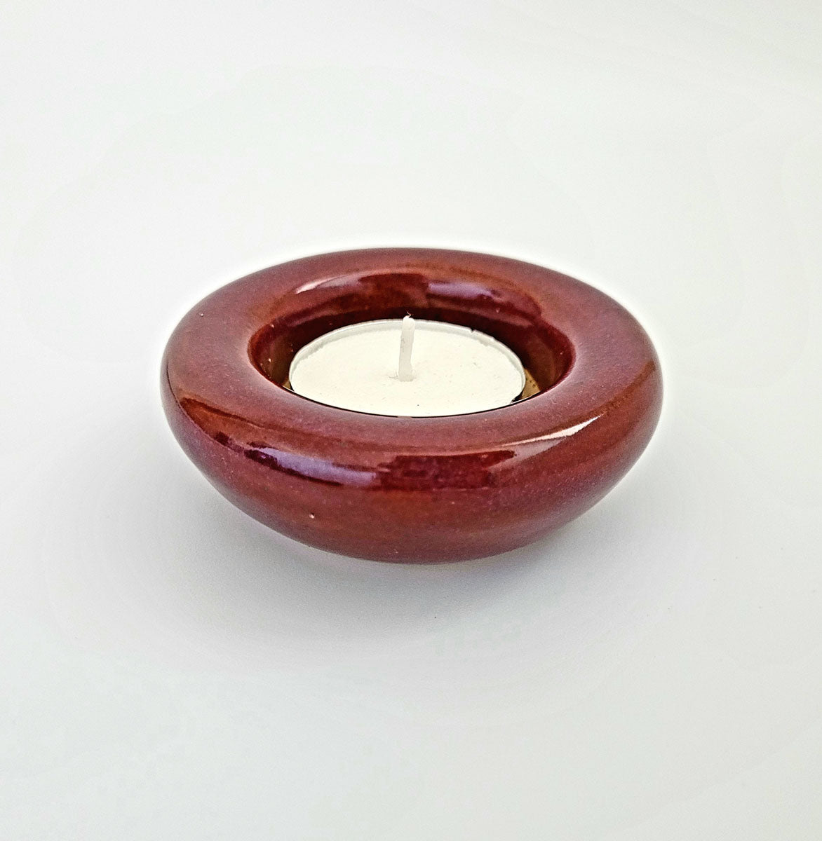 Tealight Holders, Speckled Stoneware - Erin White