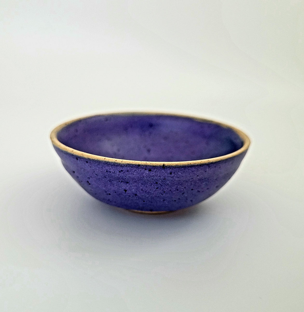 Salt Dish, Lapis, Speckled Stoneware - Erin White