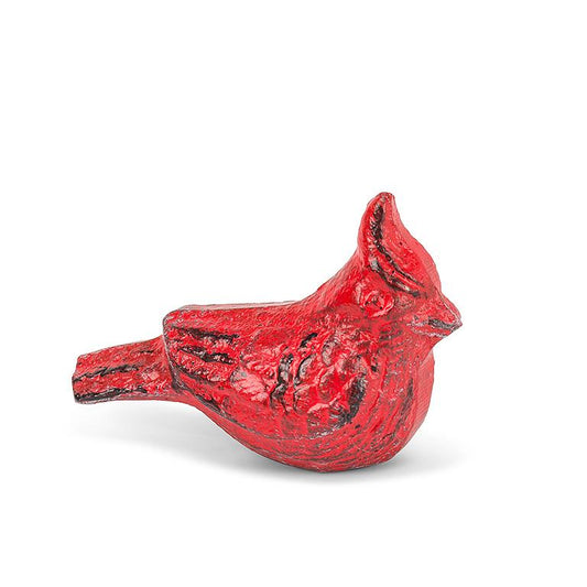 Cast Iron Mini Cardinal Figurine