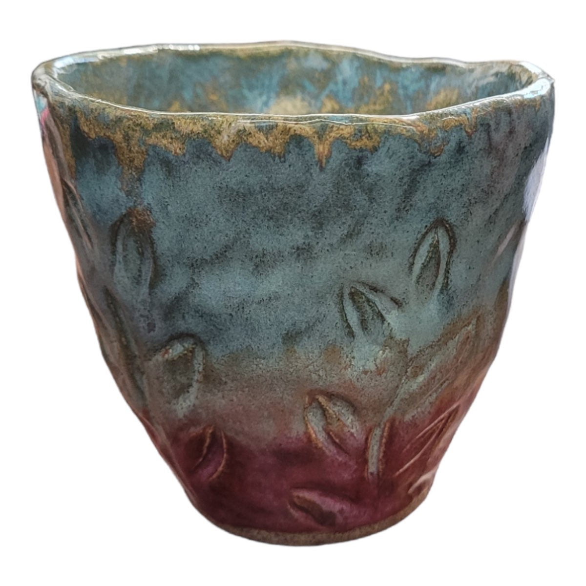 Hand-Built Cup - Dark Granite Stoneware - Erin White