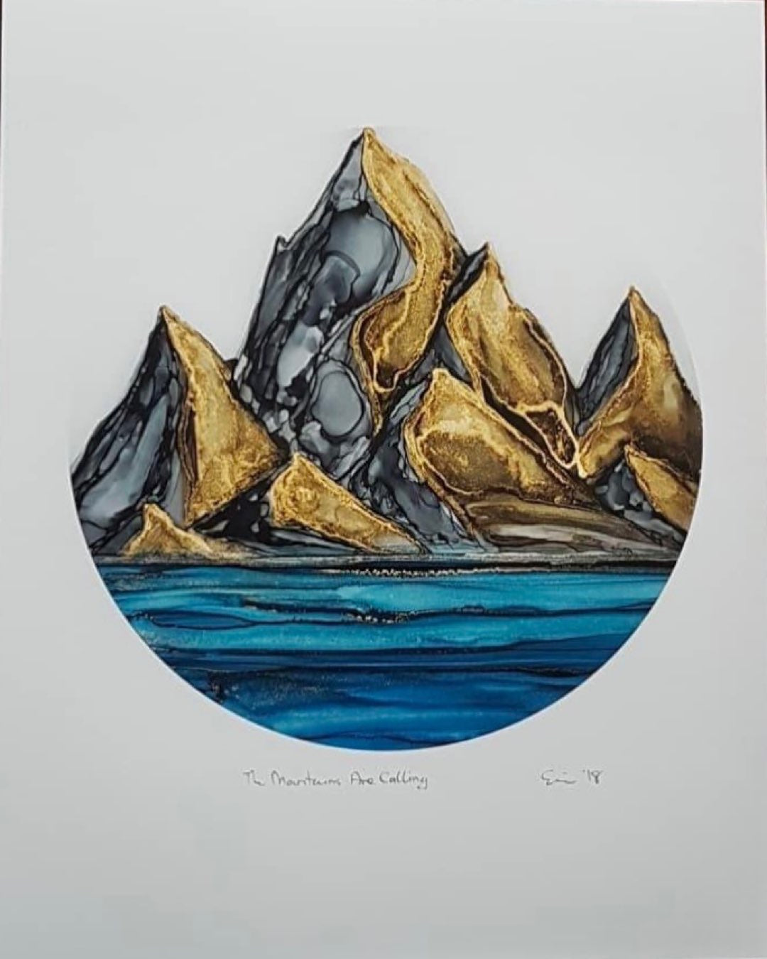 The Mountains Are Calling - Art Print - Erin White