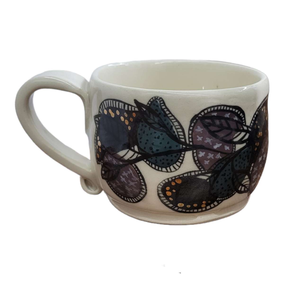Garden Cafe Set, White Stoneware - Erin White
