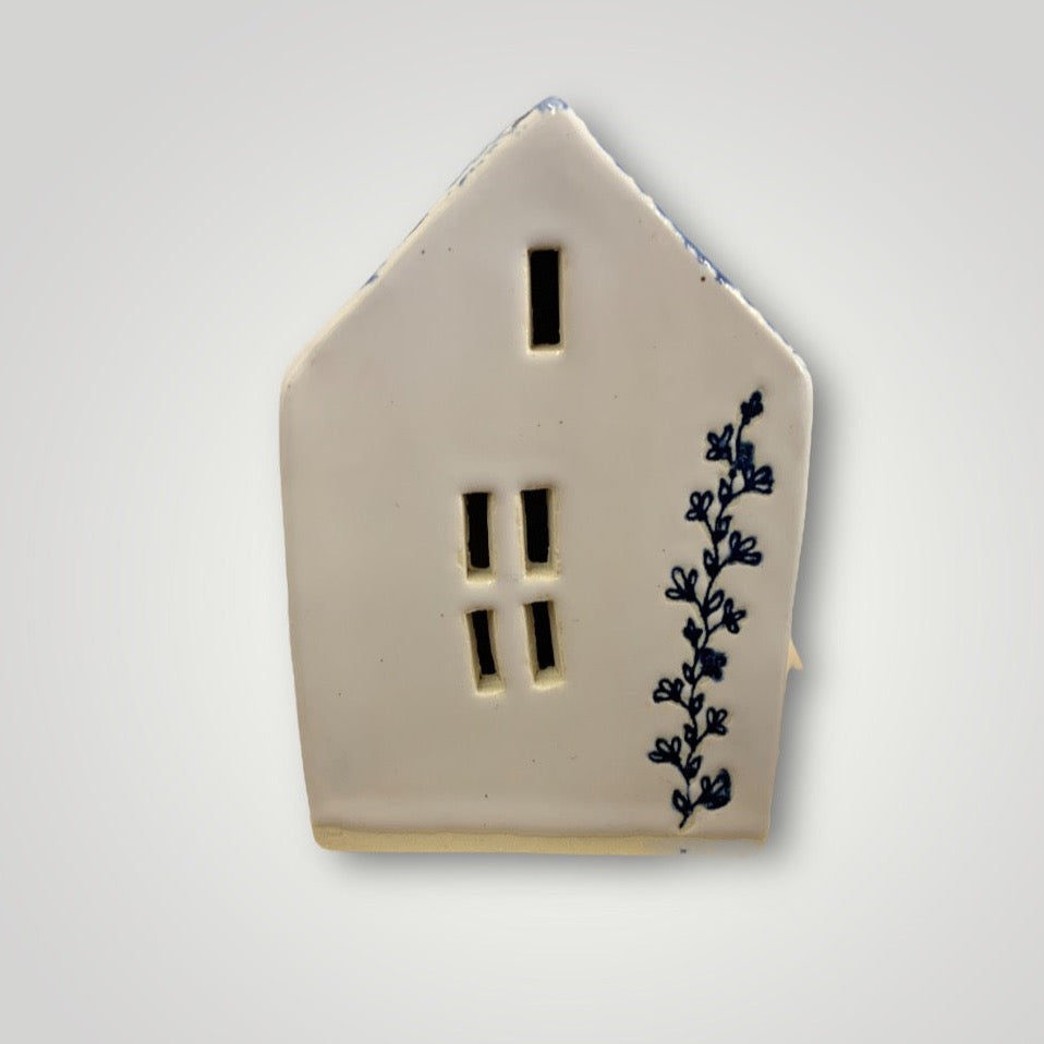 Ceramic House: White Stoneware, Blue & White - Erin White