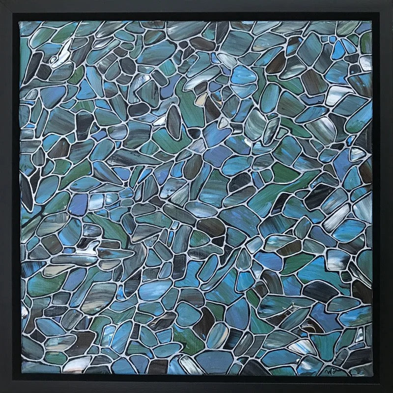 Beach Glass II - Acrylic Painting - Wendy Campbell - Unperfekt-Studios