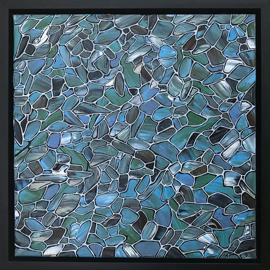Beach Glass II - Acrylic Painting - Wendy Campbell