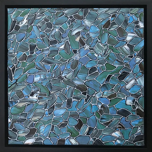 Beach Glass II - Acrylic Painting - Wendy Campbell - Unperfekt-Studios