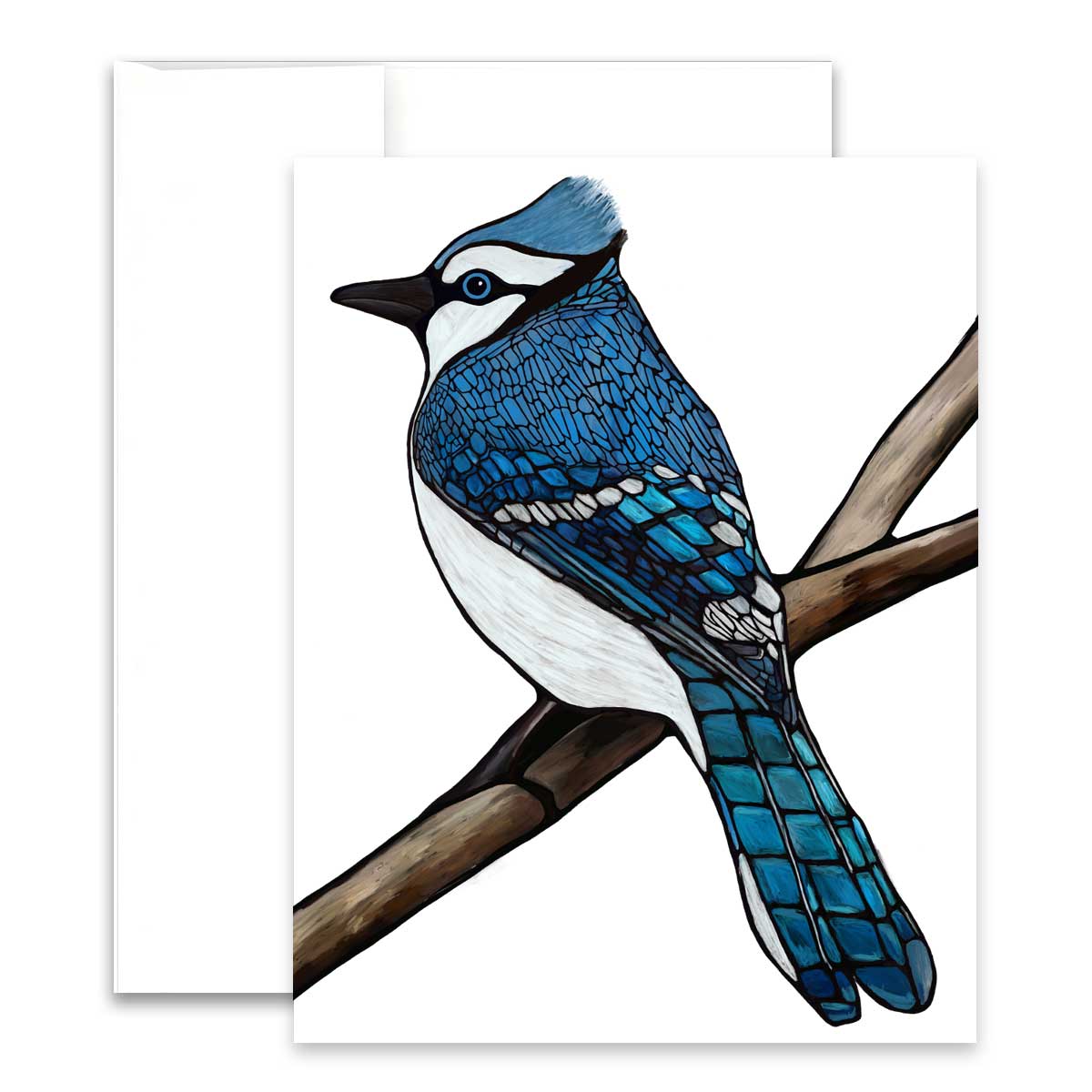 Greeting Card - Blue Jay - Unperfekt-Studios