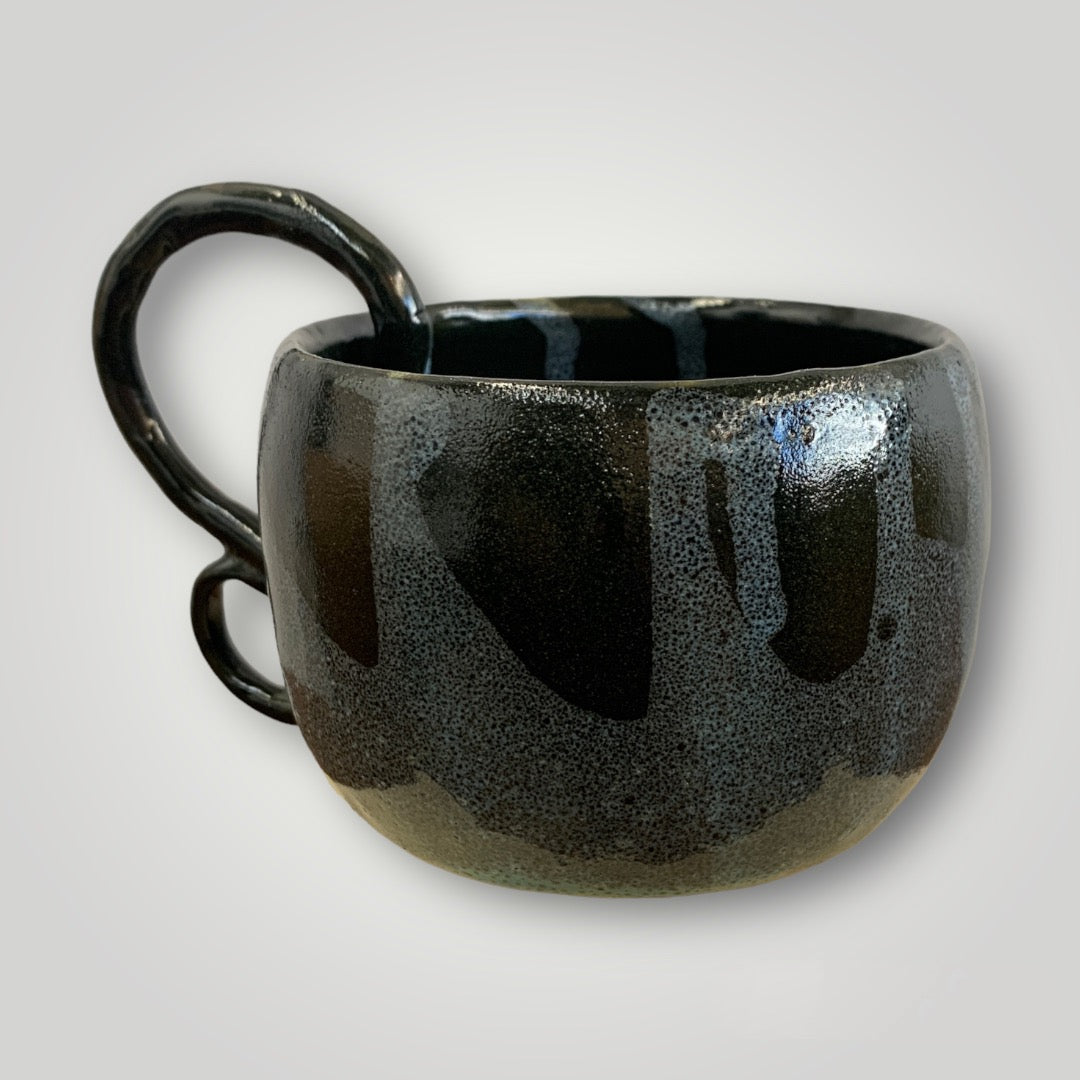 Midnight Moon Mug - White Stoneware - Erin White