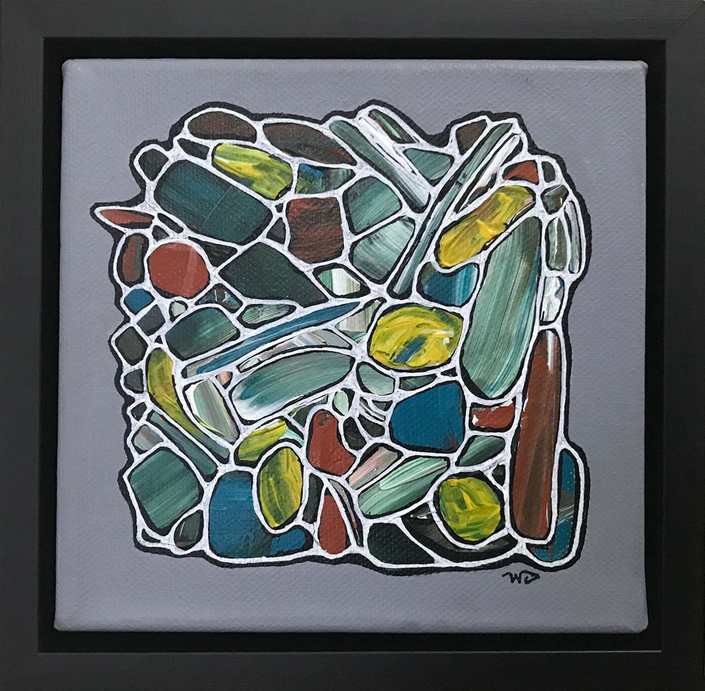 Cavendish Beach - Acrylic Painting - Set of 3 - Wendy Campbell - Unperfekt-Studios