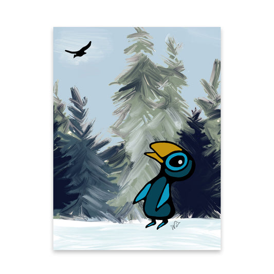 Greeting Card - Flappus Lazuli - Unperfekt-Studios