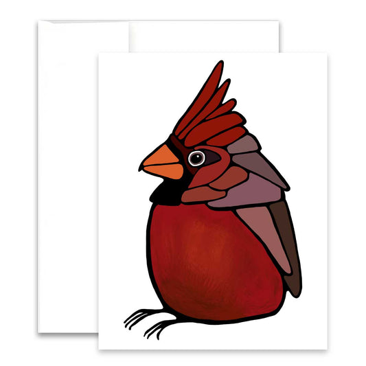 Greeting Card - Cardinal - Unperfekt-Studios