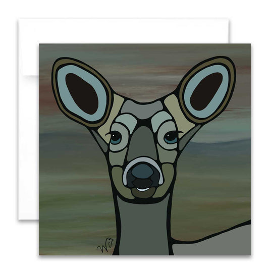Greeting Card - Deer - Unperfekt-Studios