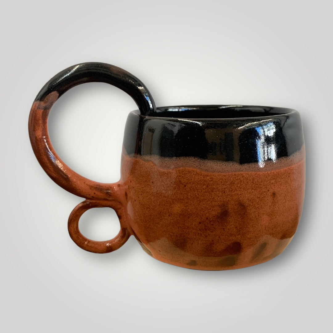 Copper Moon Mug - Red Stoneware - Erin White