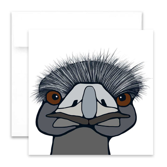 Greeting Card - Emu - Unperfekt-Studios