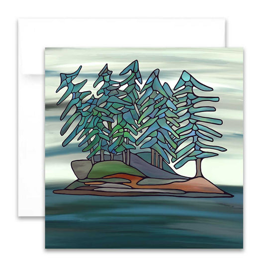 Greeting Card - Little Island - Unperfekt-Studios