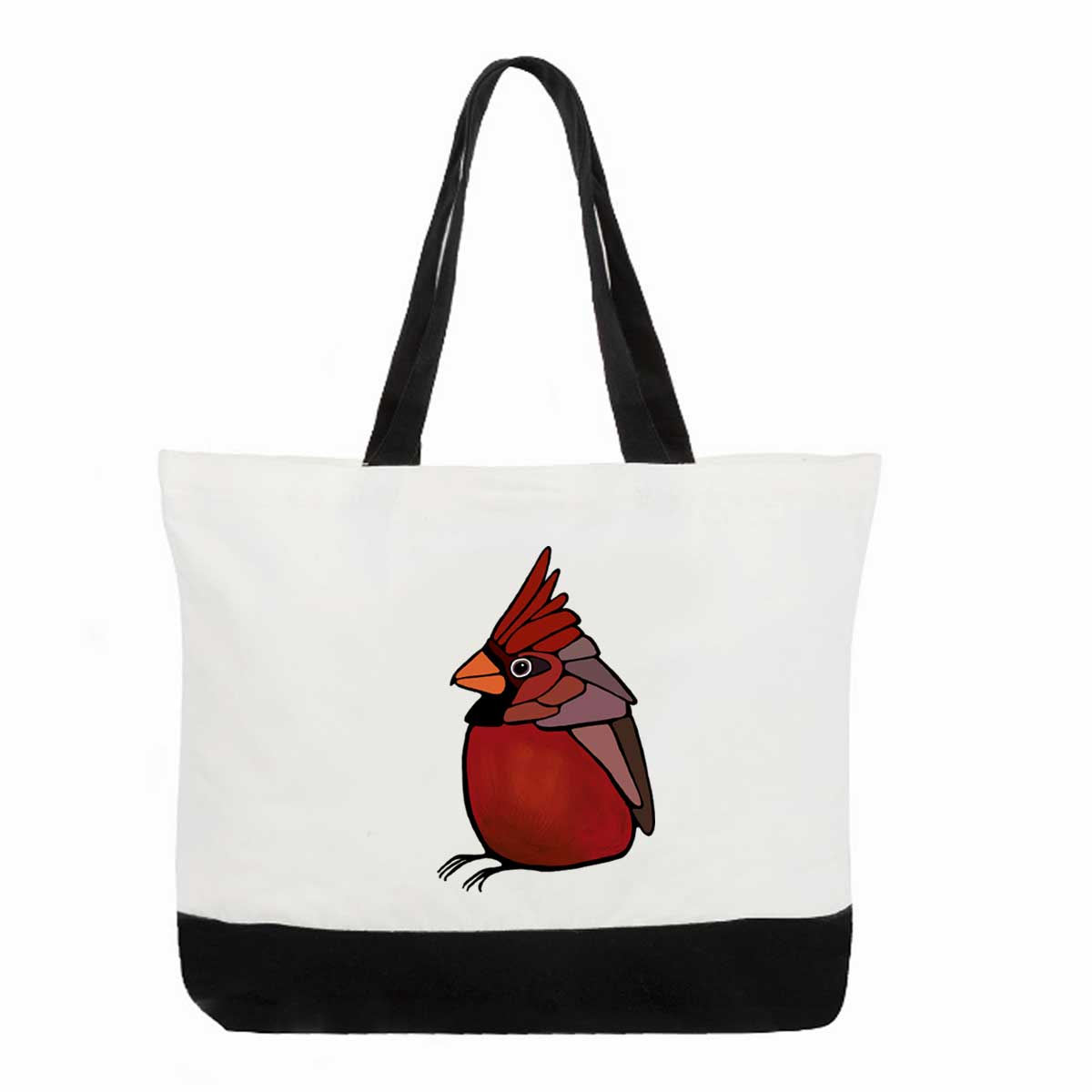Large Cotton Tote Bag - Cardinal - Unperfekt-Studios