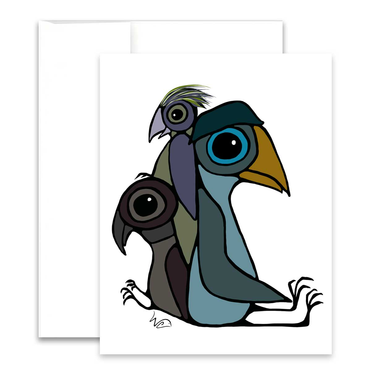 Greeting Card - The Traveling Warblers - Unperfekt-Studios