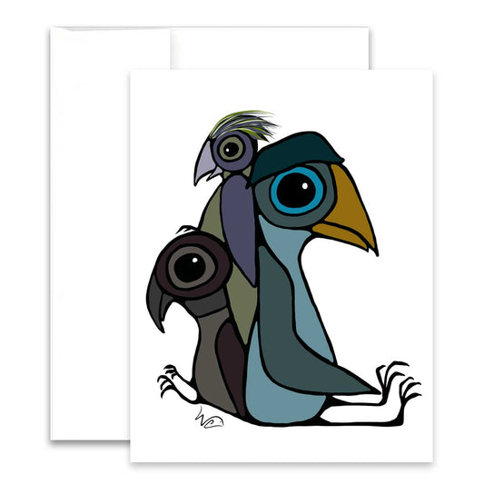 Greeting Card - The Traveling Warblers - Unperfekt-Studios