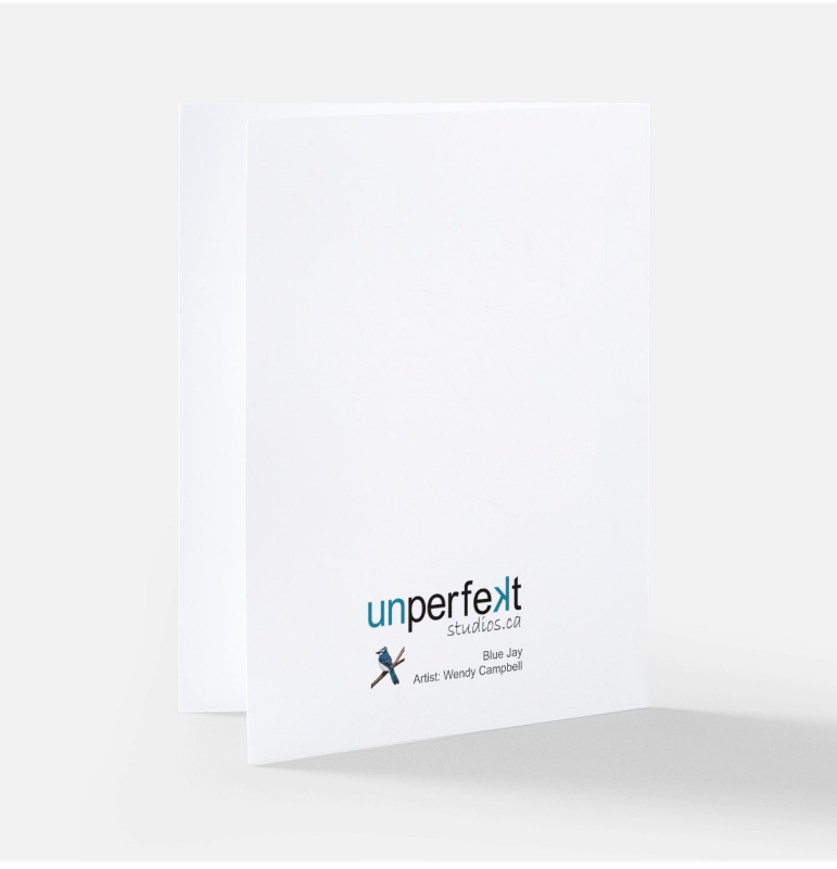 Greeting Card - Blue Jay - Unperfekt-Studios