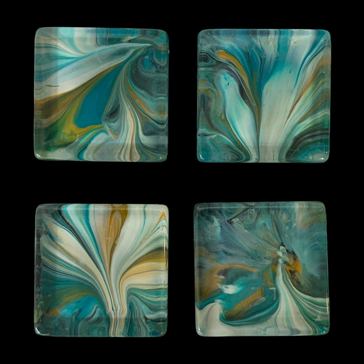 Glass Magnet Set - Abstract - After Georgia - Unperfekt-Studios