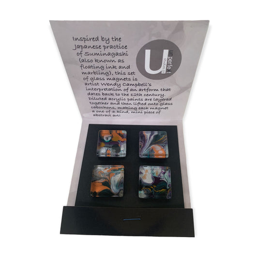 Glass Magnet Set - Abstract - Arabella - Unperfekt-Studios