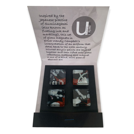 Glass Magnet Set - Abstract - Float II - Unperfekt-Studios