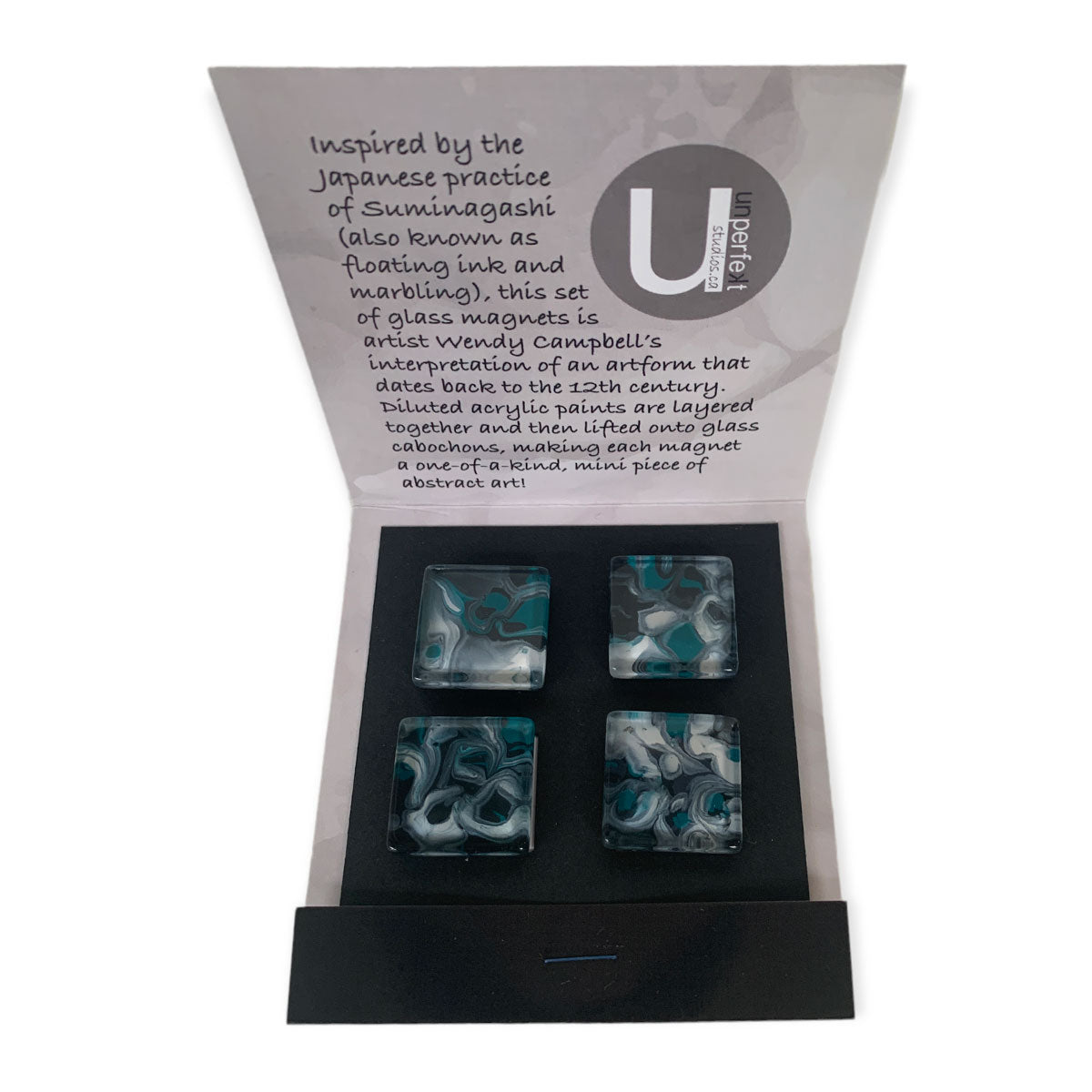 Glass Magnet Set - Abstract - Float III - Unperfekt-Studios