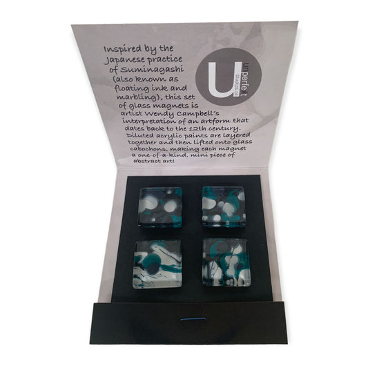 Glass Magnet Set - Abstract - Float IV - Unperfekt-Studios