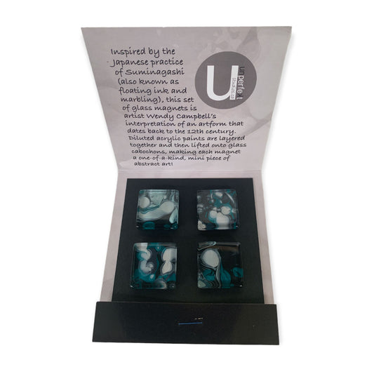 Glass Magnet Set - Abstract - Lava Lamp - Unperfekt-Studios