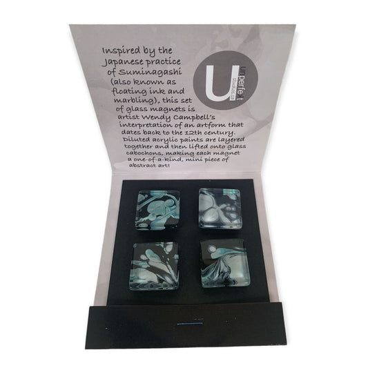 Glass Magnet Set - Abstract - Lava Lamp II - Unperfekt-Studios