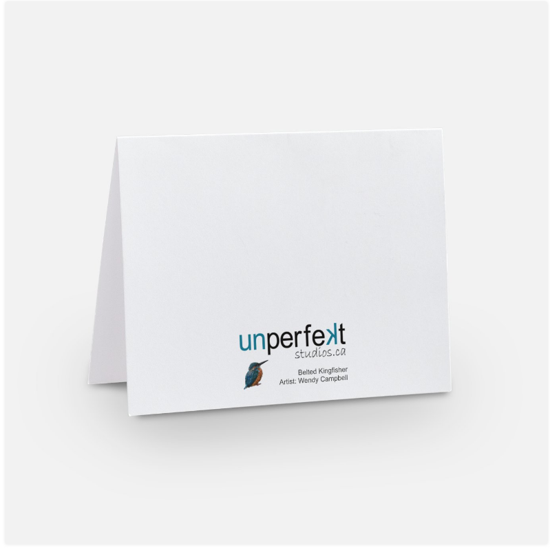Greeting Card - Kingfisher - Unperfekt-Studios