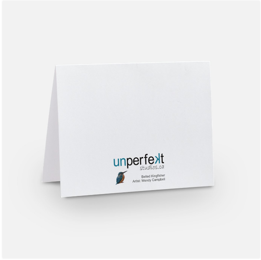 Greeting Card - Kingfisher - Unperfekt-Studios