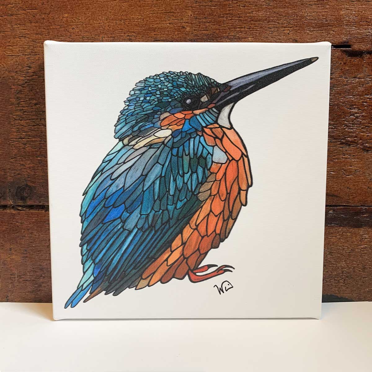 Print On Canvas - Kingfisher - Unperfekt-Studios