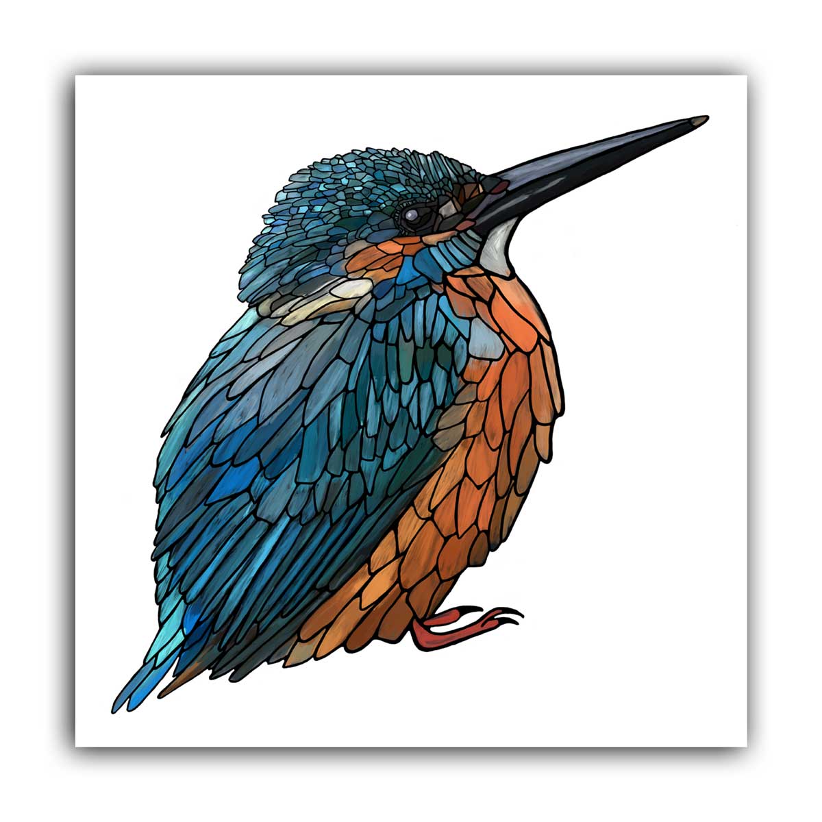 Print On Canvas - Kingfisher - Unperfekt-Studios