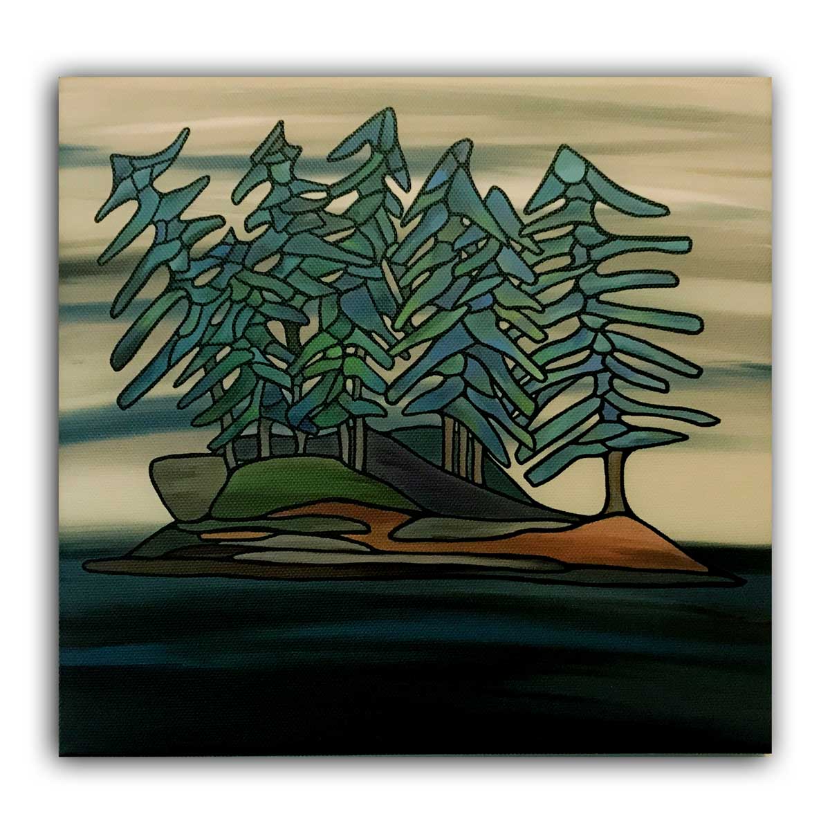 Print On Canvas - Little Island