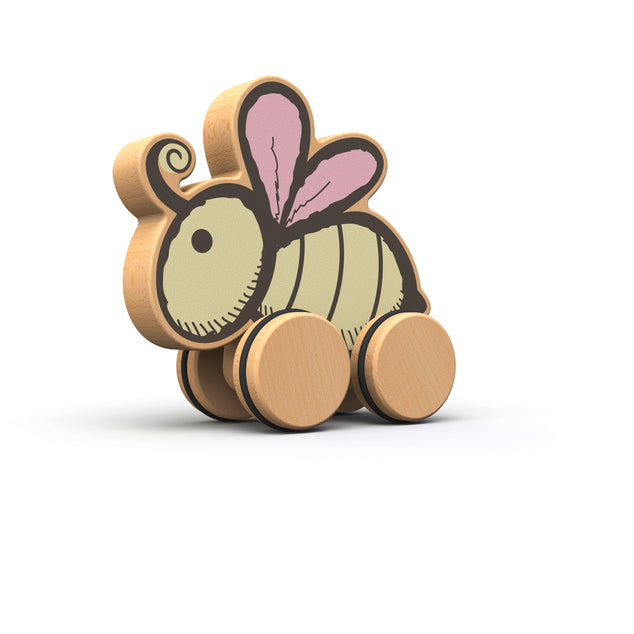PushAround - Wooden Garden Bee