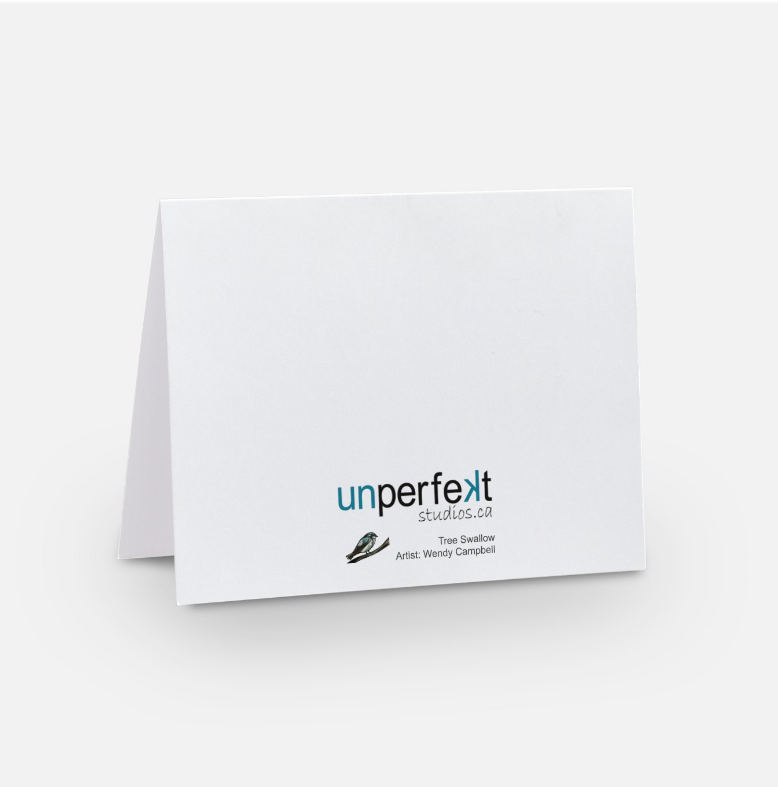 Greeting Card - Tree Swallow - Unperfekt-Studios