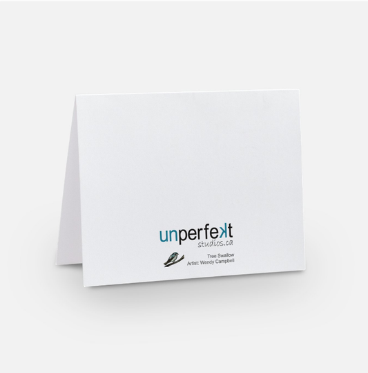 Greeting Card - Tree Swallow - Unperfekt-Studios