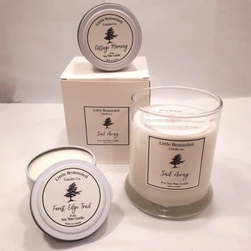 100% Soy Wax Candles - 4 oz & 8 oz - from Cedar Lake (Little Beausoleil Candle Co.)