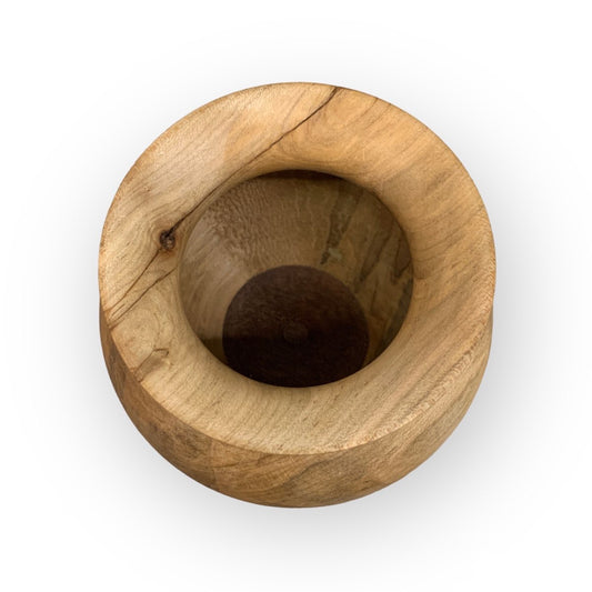 Wood Vase - Maple and Rosewood by Jon Van Der Nol