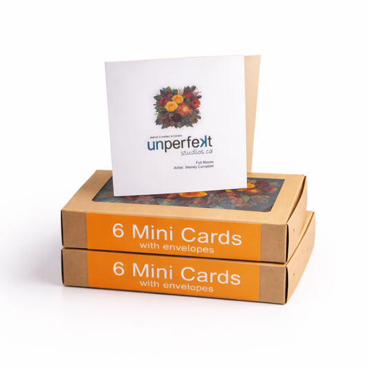 Full Bloom Mini Greeting Card Set – 6 Pack