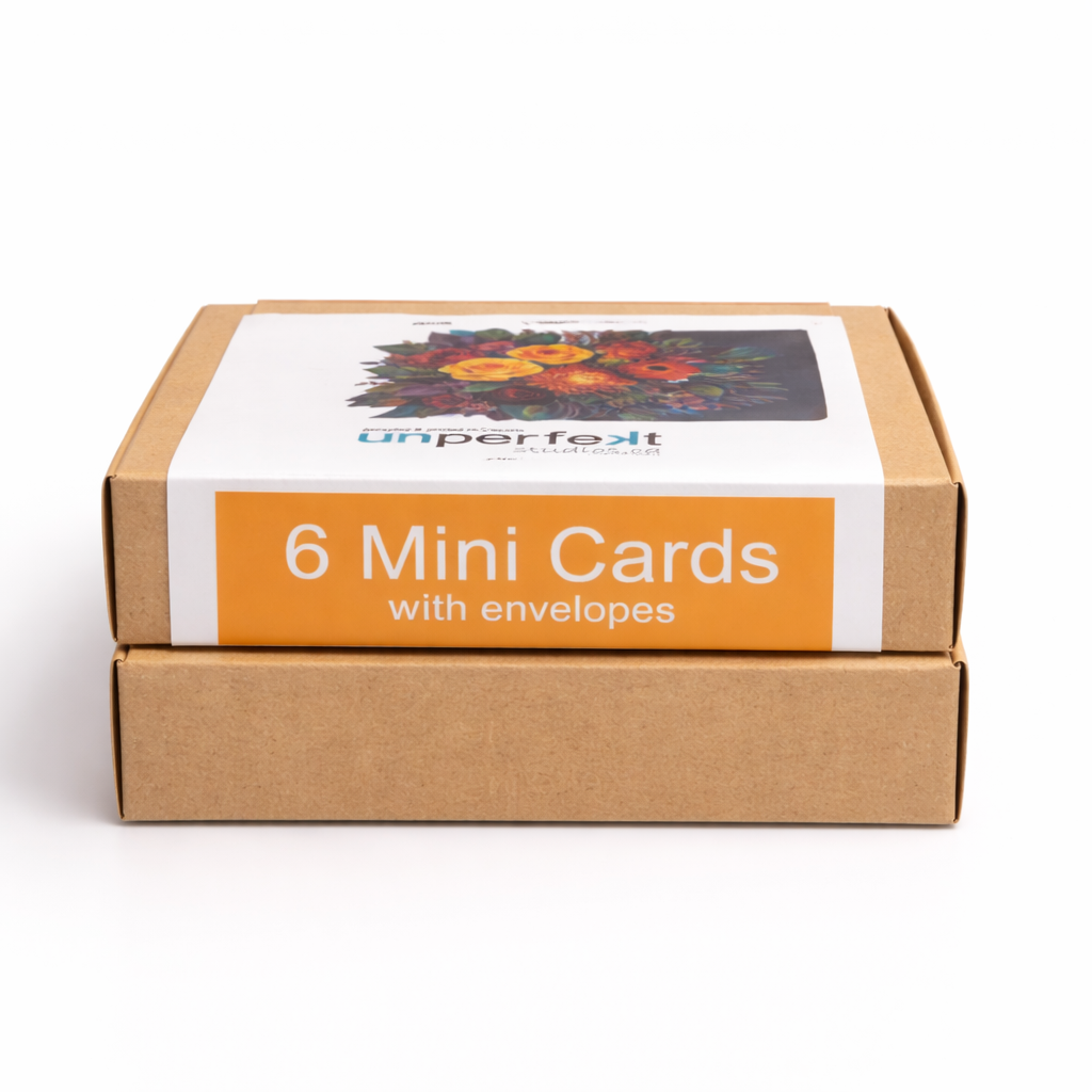Full Bloom Mini Greeting Card Set – 6 Pack