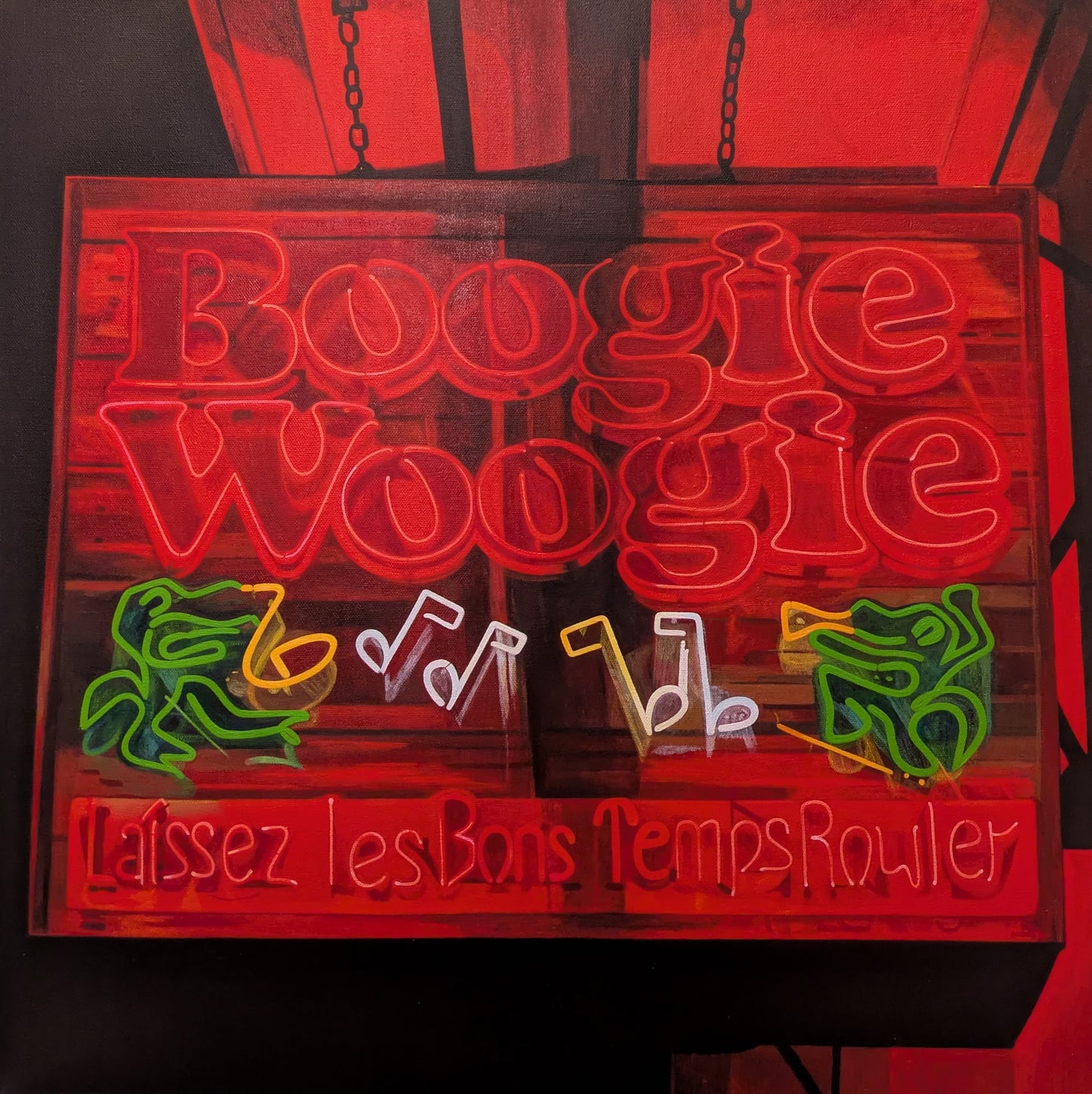 Original Painting - Boogie Woogie, Jen Robins