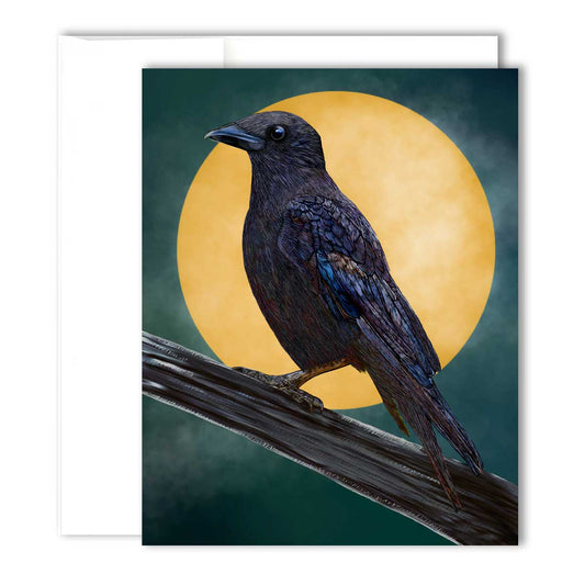 Greeting Card - American Crow