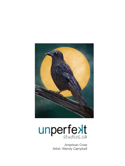 Greeting Card - American Crow