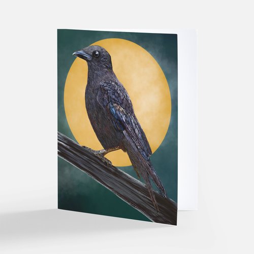 Greeting Card - American Crow