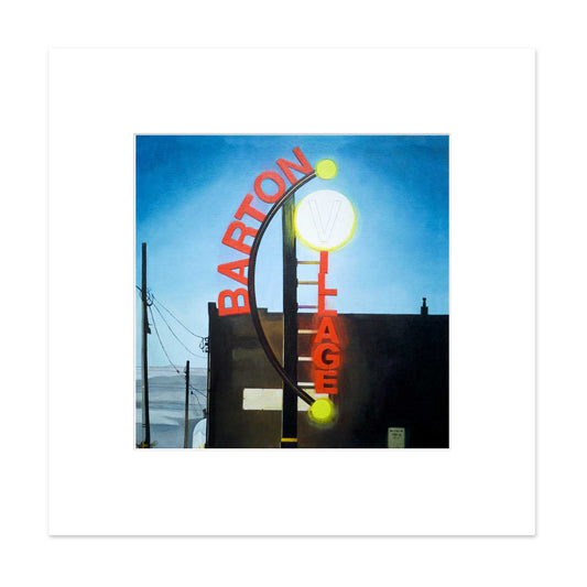 Signed & Matted Print - Barton Village, Jen Robins