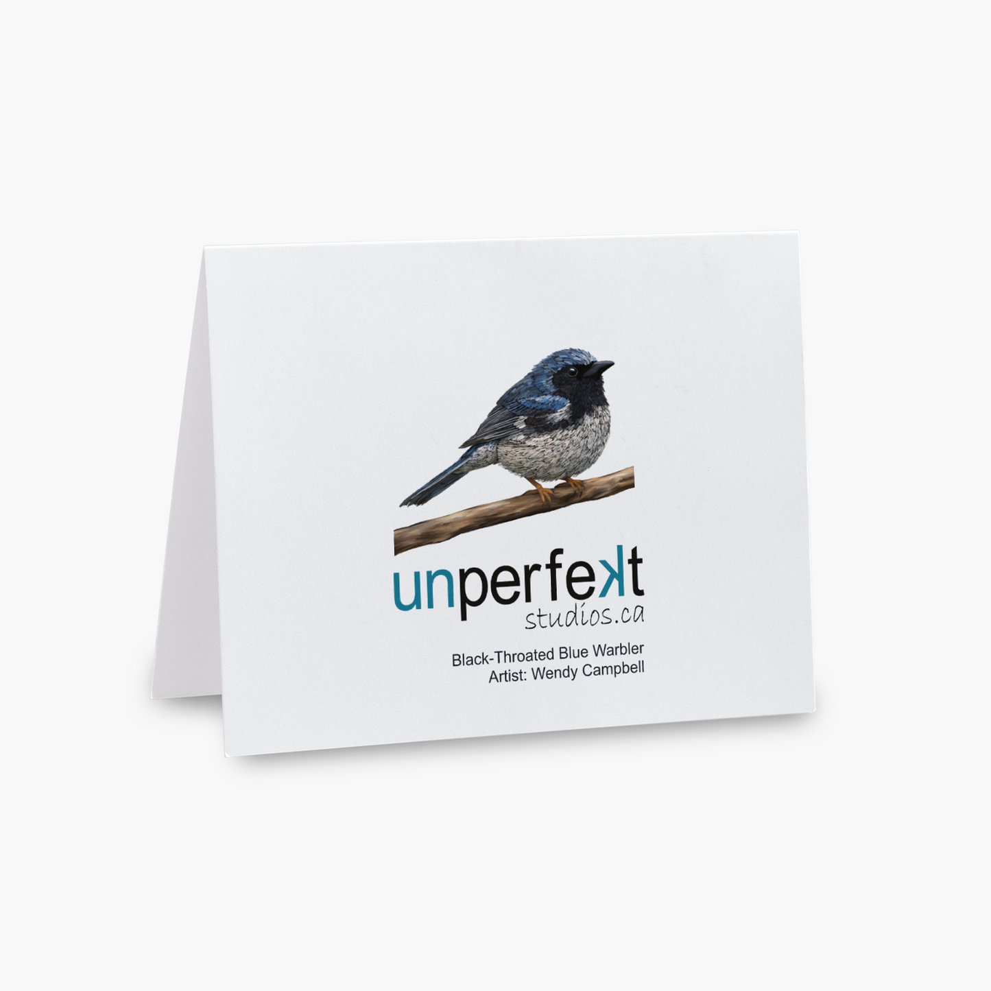 Greeting Card - Black-Throated Blue Warbler